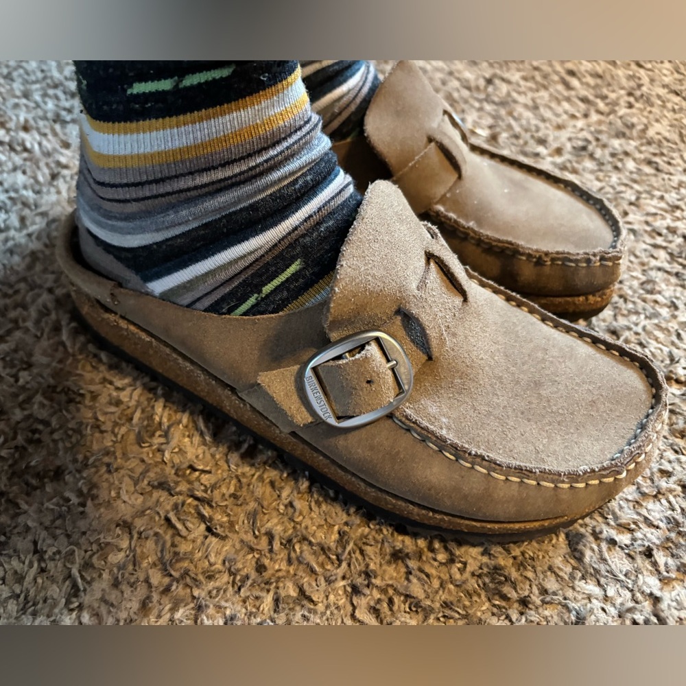 Birkenstock Tan Suede Sandals